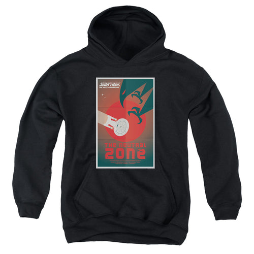 Star Trek The Neutral Zone Black Youth Hoodie