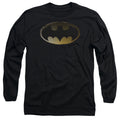 Batman Halftone Bat Long Sleeve T-Shirt