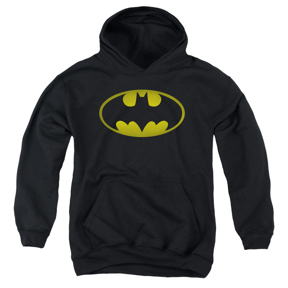 Batman Washed Bat Logo Youth Hoodie