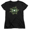 Green Lantern Green Glow Womens T-Shirt