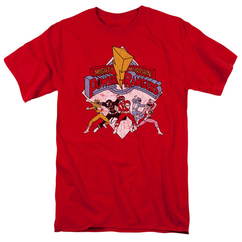 Mighty Morphin Power Rangers Retro Rangers T-Shirt