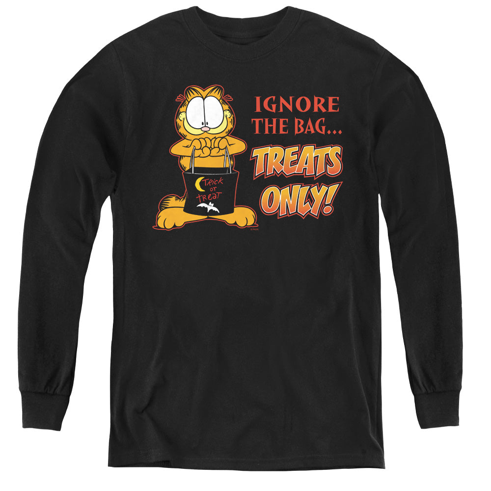 Garfield Treats Only Youth Long Sleeve T-Shirt