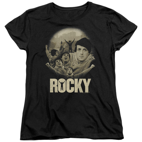 Rocky Feeling Strong Womens T-Shirt