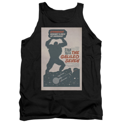 Star Trek Juan Ortiz The Galileo Seven Black Tank Top