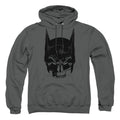 The Batman Skull on Gray Pullover Hoodie