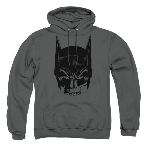 The Batman Skull on Gray Pullover Hoodie