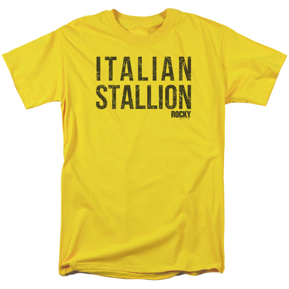 Rocky Italian Stallion Yellow T-Shirt