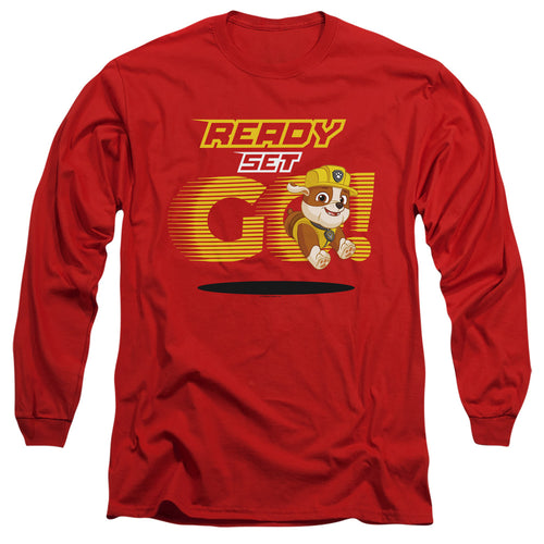 Paw Patrol Ready Set GO! Rubble Long Sleeve T-Shirt