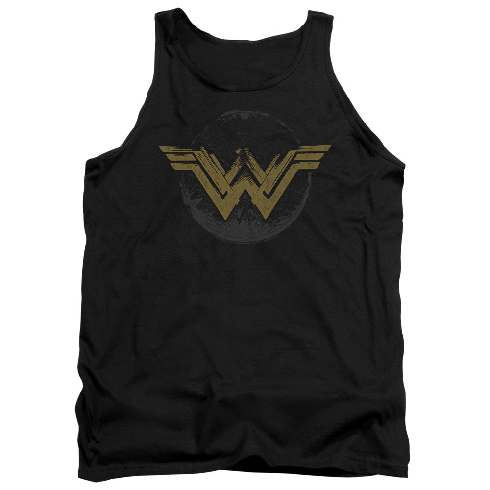 Wonder Woman (2017) Distressed Logo Tank Top