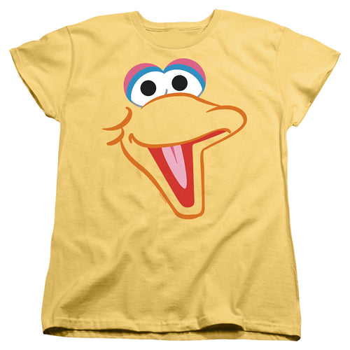 Sesame Street Big Bird Head Womens T-Shirt