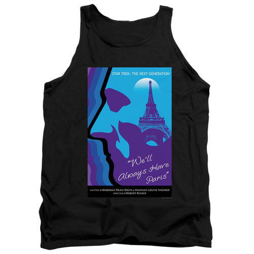 Star Trek We'll Always Have Paris Black Tank Top