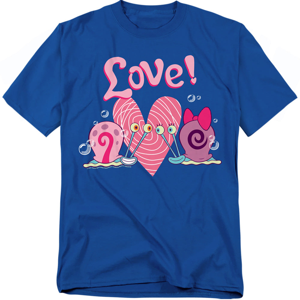 Spongebob Squarepants Valentine's Love with Gary and Snellie T-Shirt