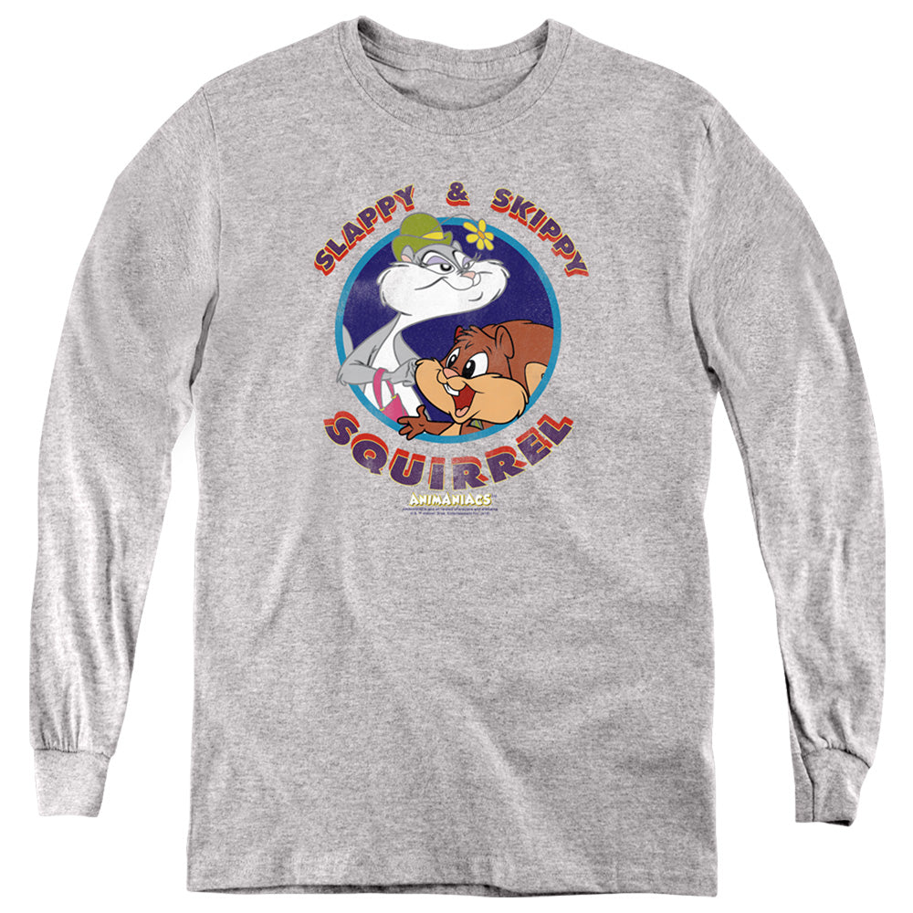 Animaniacs Slappy And Skippy Squirrel Youth Long Sleeve T-Shirt