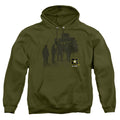US Army Patrol Silhouette Pullover Hoodie