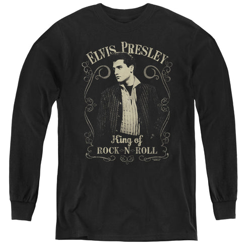 Elvis Presley Rock Legend Youth Long Sleeve T-Shirt
