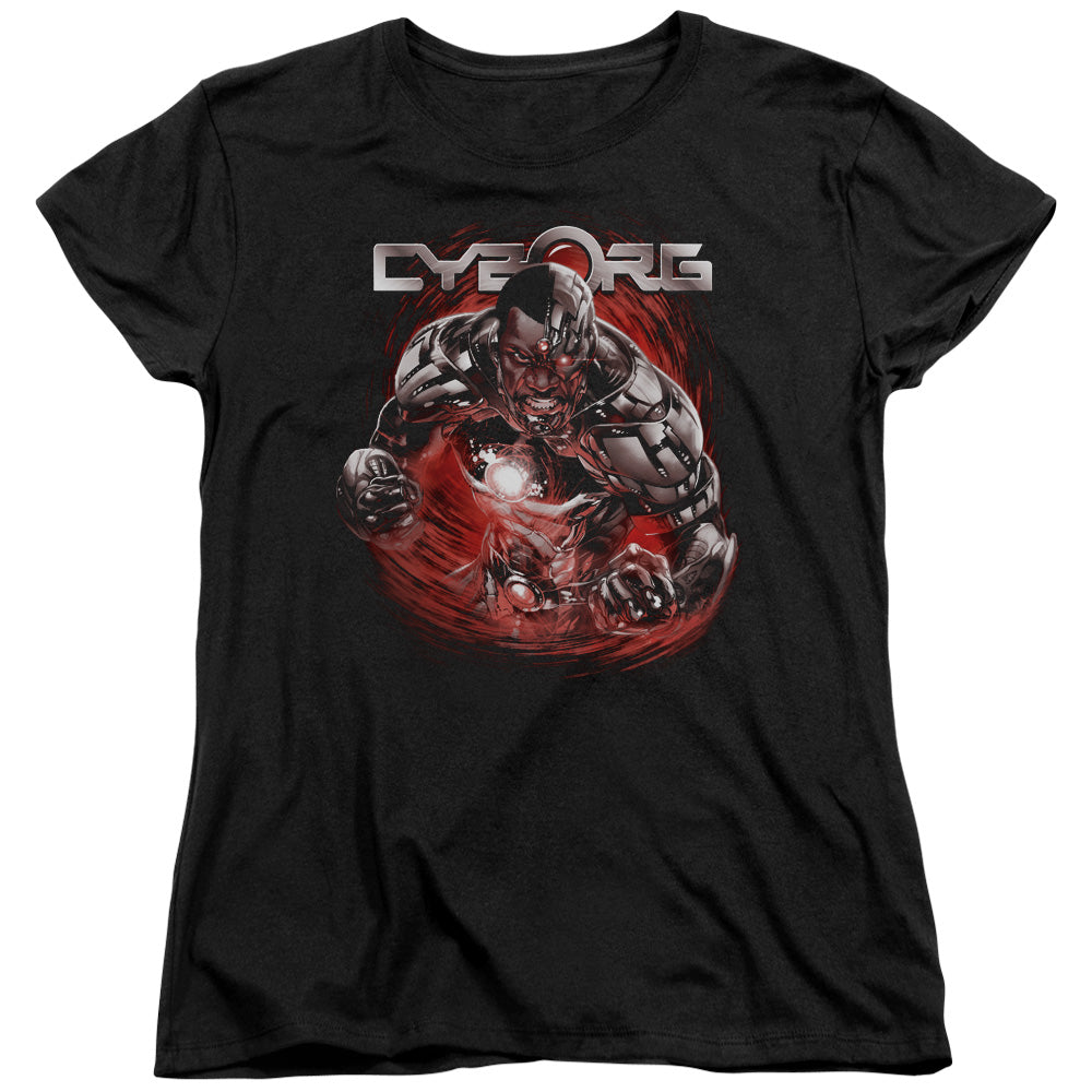 Justice League Engaged Womens T-Shirt