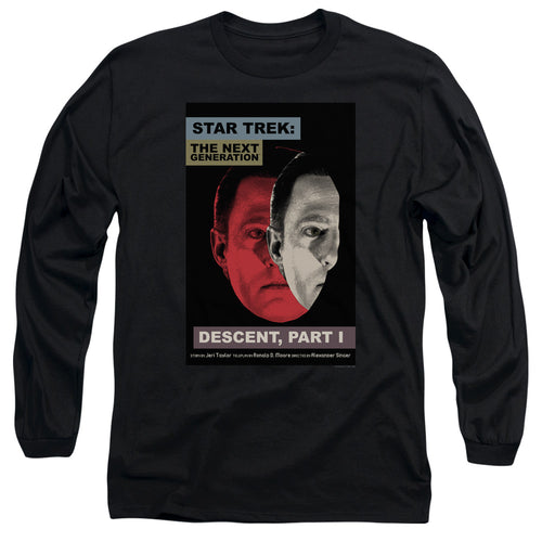 Star Trek Descent Part I Black Long Sleeve T-Shirt
