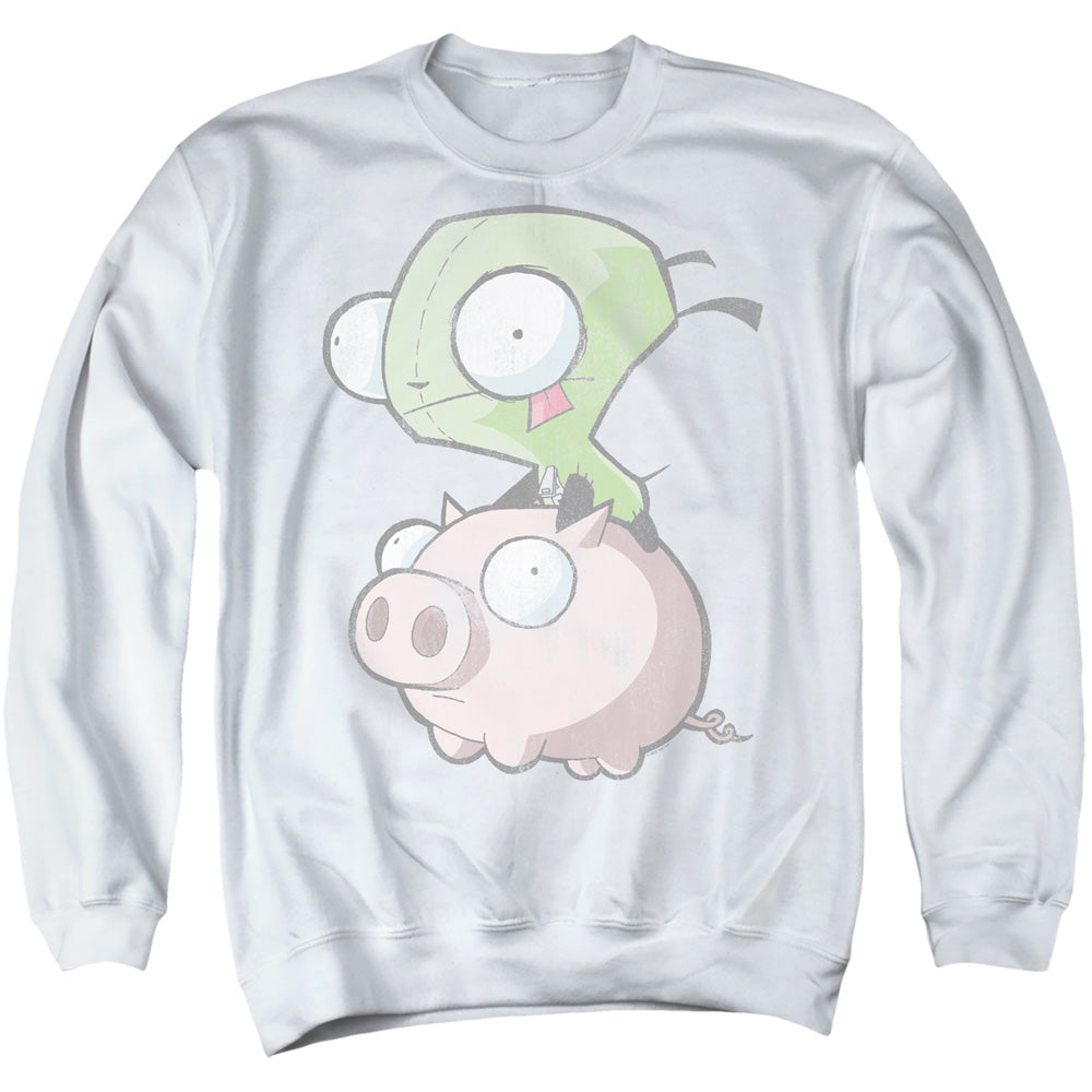 Invader Zim Gir And Pig Crewneck Sweatshirt