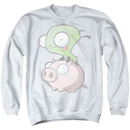 Invader Zim Gir And Pig Crewneck Sweatshirt