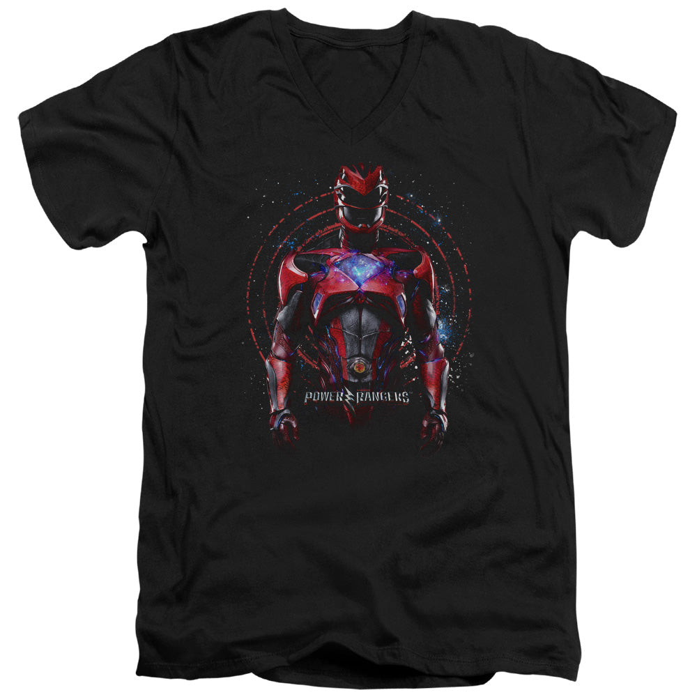 Mighty Morphin Power Rangers: The Movie Red Ranger V-Neck T-Shirt
