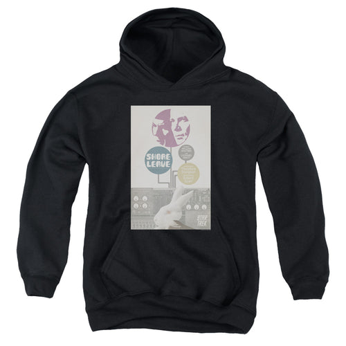 Star Trek Juan Ortiz Shore Leave Black Youth Hoodie