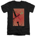 Star Trek The Ensigns of Command Black V-Neck T-Shirt