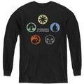 Magic the Gathering 5 Colors Youth Long Sleeve T-Shirt