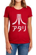 Atari Rough Kanji Womens T-Shirt