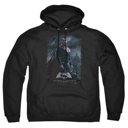 Batman v Superman Supe Poster Pullover Hoodie