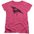 Mighty Morphin Power Rangers Pink Womens T-Shirt