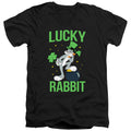 Looney Tunes Bugs Bunny St. Patrick'S Lucky Rabbit V-Neck T-Shirt