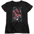 Superman Heat Blast Womens T-Shirt