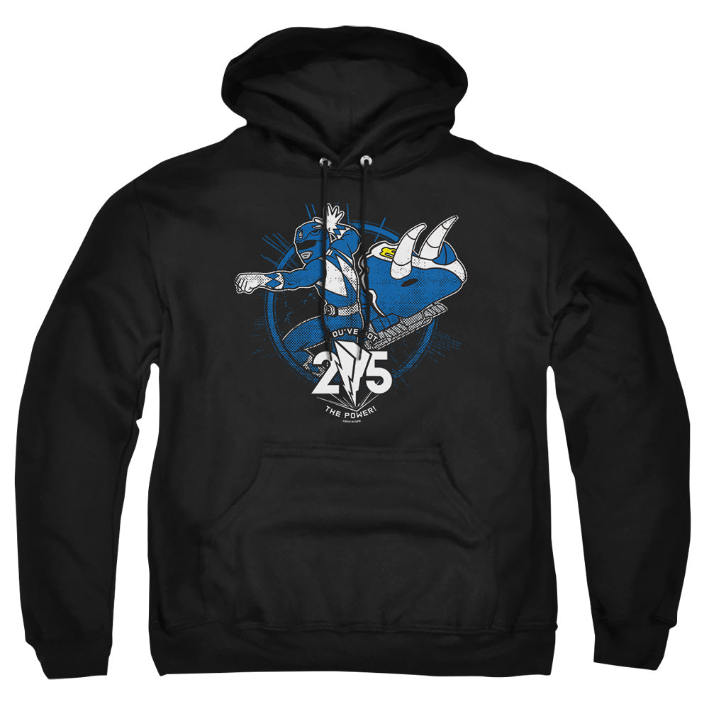 Mighty Morphin Power Rangers Blue 25 Pullover Hoodie