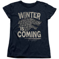 Game of Thrones Winter Is Coming Womens T-Shirt