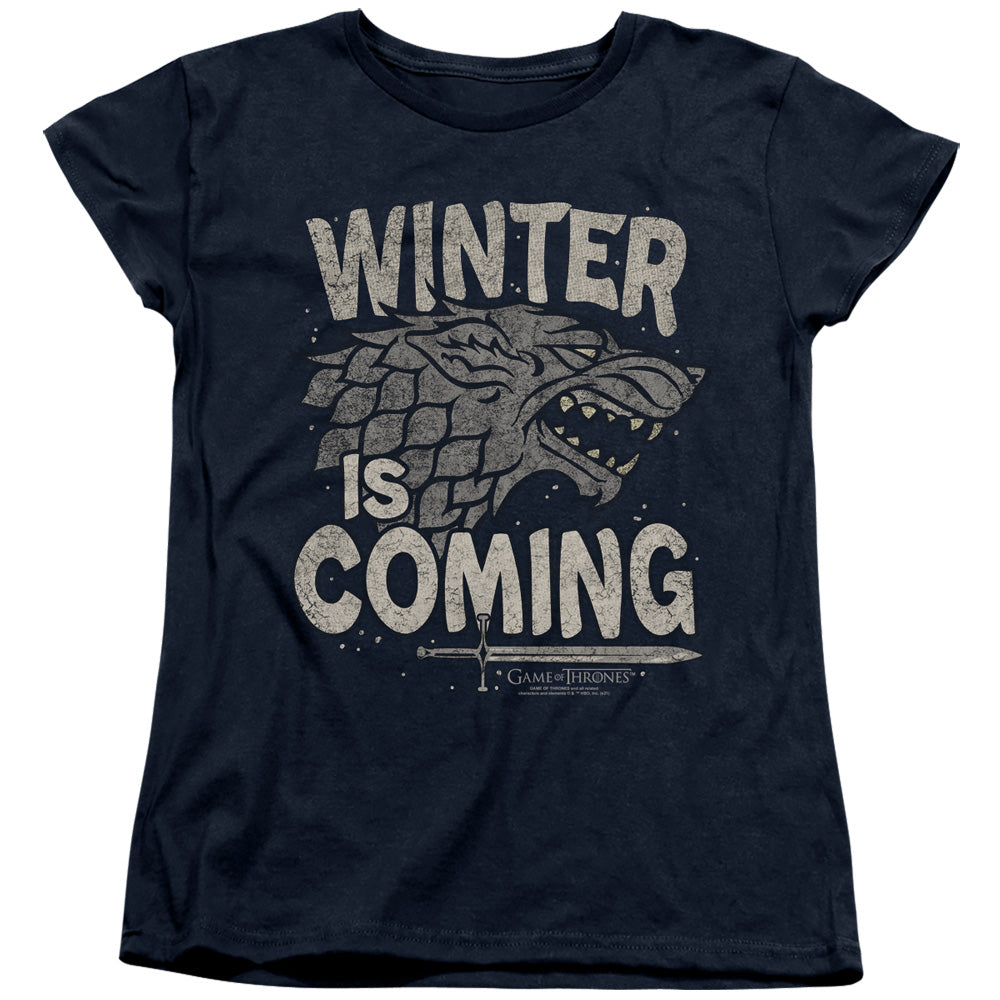Game of Thrones Winter Is Coming Womens T-Shirt