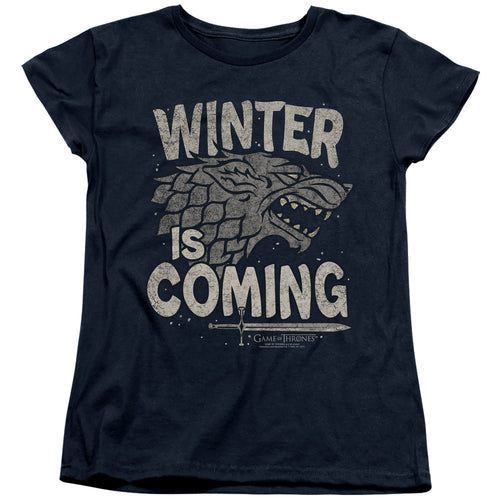 Game of Thrones Winter Is Coming Womens T-Shirt