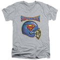 Superman Helmet V-Neck T-Shirt