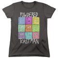 Ren and Stimpy Powdered Toast Man Expressions Womens T-Shirt