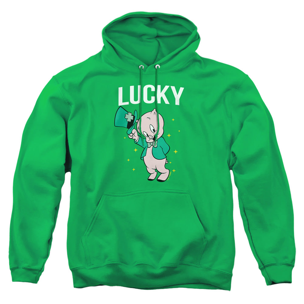 Looney Tunes Porky Pig St. Patrick'S Lucky Pullover Hoodie
