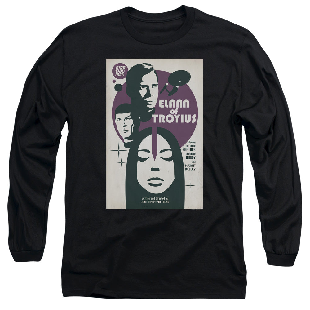 Star Trek Juan Ortiz Elaan of Troyius Black Long Sleeve T-Shirt