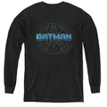 Batman Bat Tech Logo Youth Long Sleeve T-Shirt