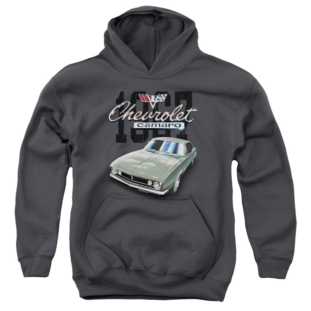 Chevy Classic Camaro Green Youth Hoodie