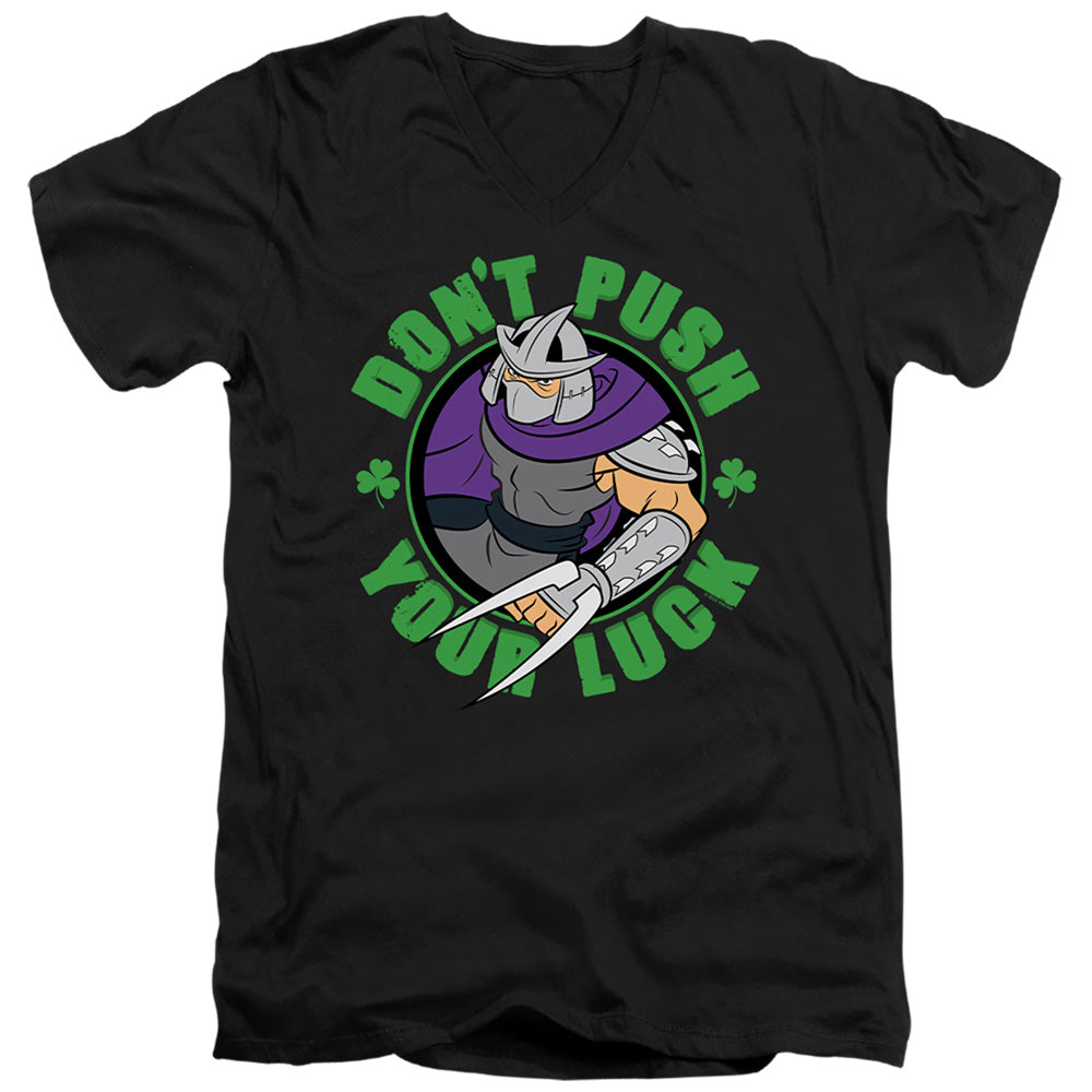 Teenage Mutant Ninja Turtles ST. Patrick's Day Shredder Luck V-Neck T-Shirt