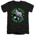 Transformers ST. Patrick's Day Megatron Don't Press Your Luck V-Neck T-Shirt