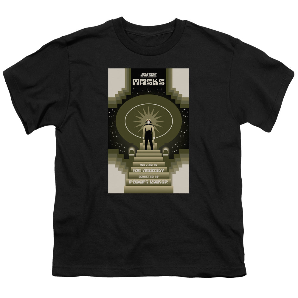 Star Trek Masks Black Youth/Toddler T-Shirt