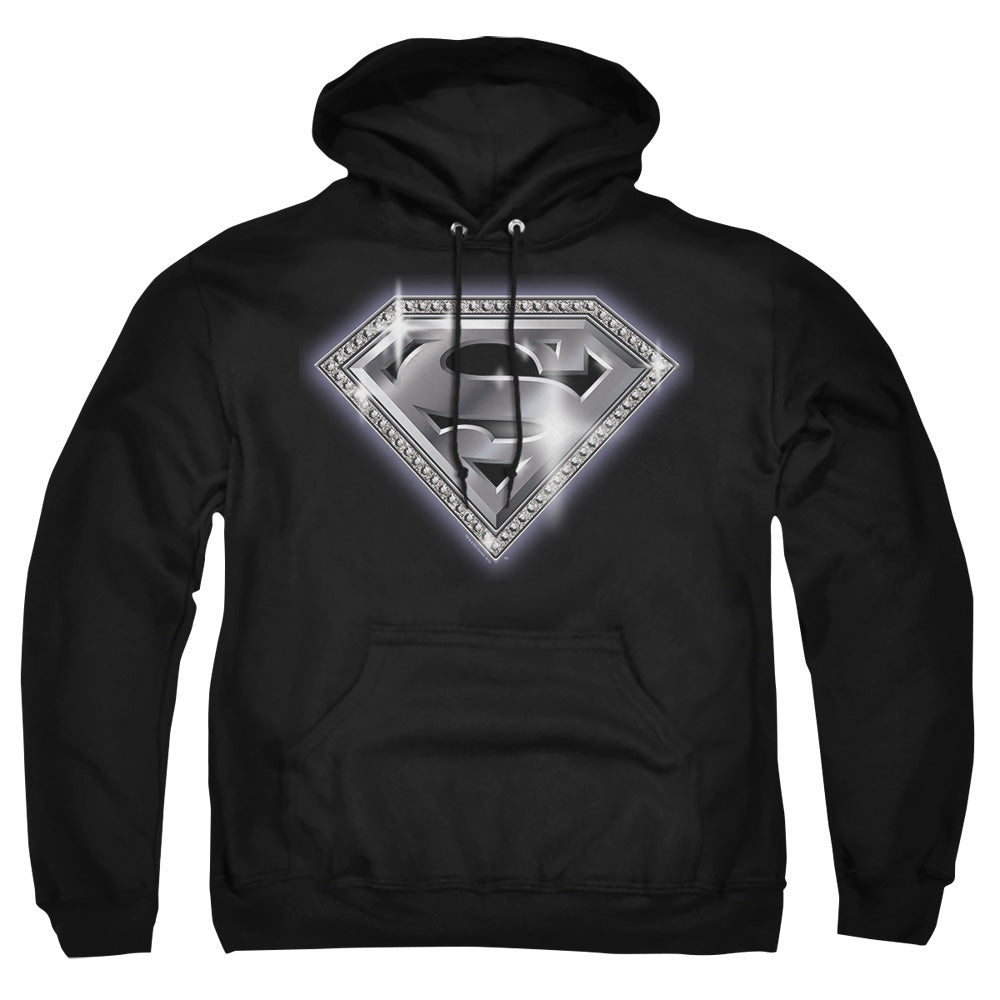 Superman Bling Shield Pullover Hoodie