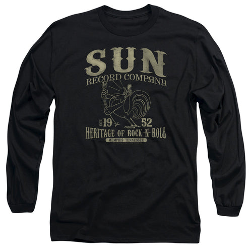 Sun Records Rockabilly Bird Long Sleeve T-Shirt
