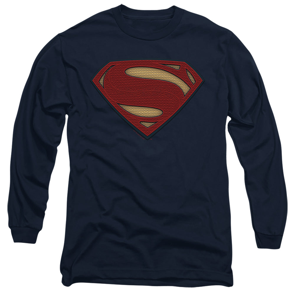 Batman v Superman Superman Costume Shield Long Sleeve T-Shirt