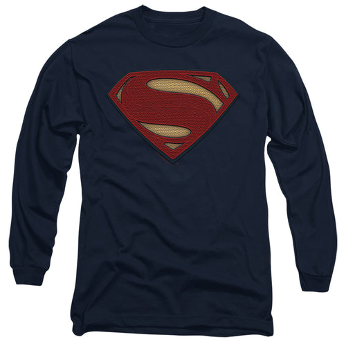 Batman v Superman Superman Costume Shield Long Sleeve T-Shirt