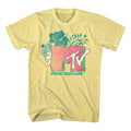 Tropical Logo MTV t-shirt in yellow heather